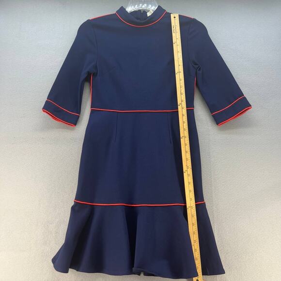 Jianshan Flounce Ruffled Mini Dress Women’s Size Medium Cotton Blend Elegant - Picture 5 of 13